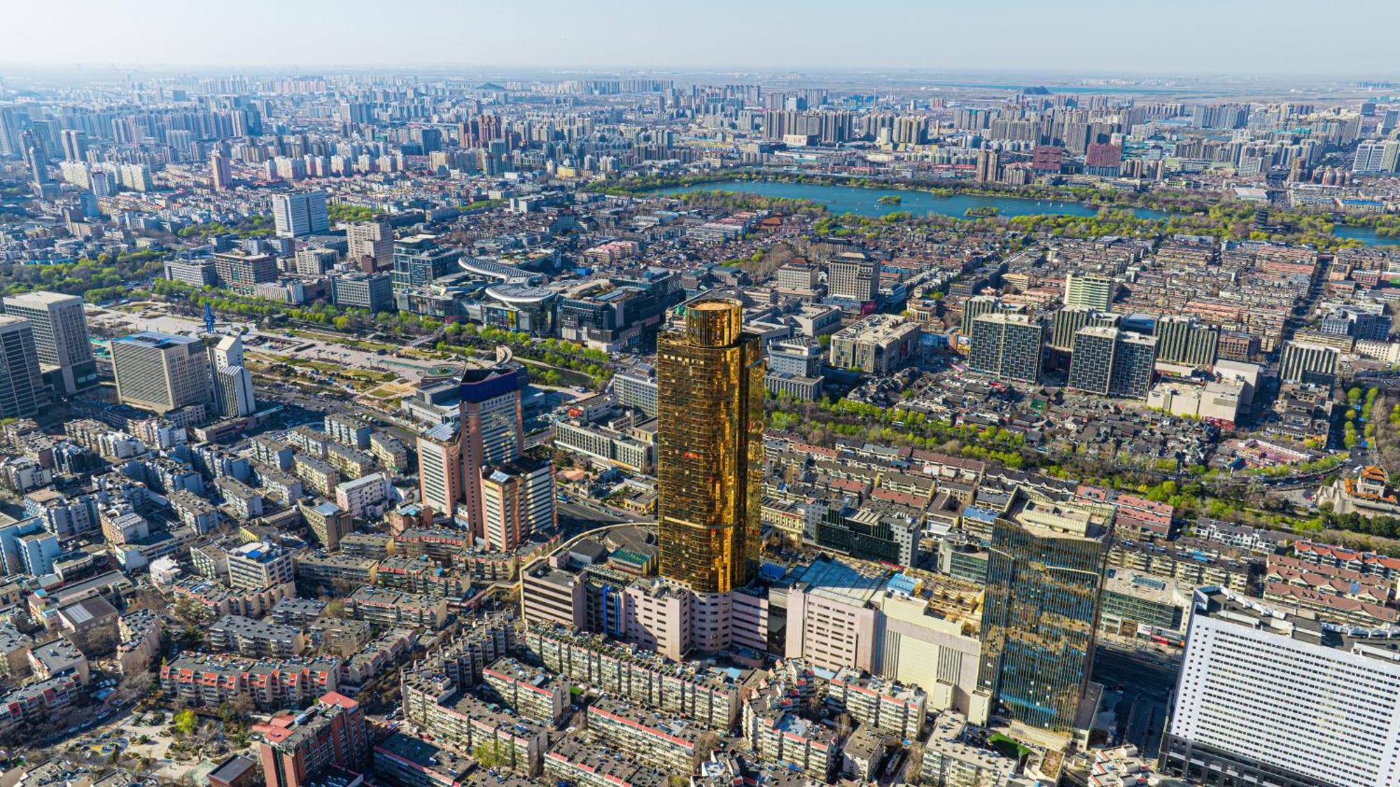 Enlux Hotel Jinan Extérieur photo